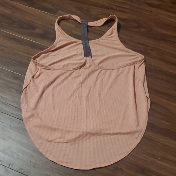 Fabletics Peach and Gray Racerback Tank Top - Picture 5 of 7